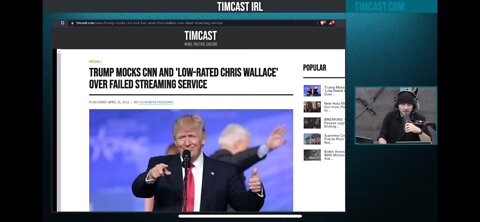 Timcast - Trump mocks CNN’s failed streaming service. Follow for more clips 🦅
