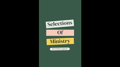 Selections of Ministry by Franklin Ferguson, What is Fellowship?