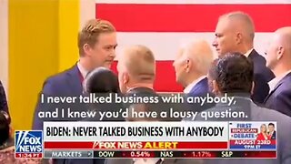 Peter Doocy Confronts Biden To His Face About Biden Crime Family