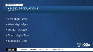 Kern High School District gearing up for flurry of graduations