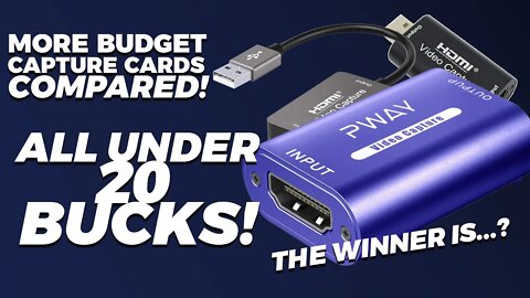 More Budget Capture Cards Compared! (Tech Review)