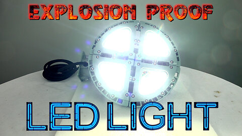 Explosion Proof High Bay LED Light Fixture - Class I, II, III - Paint Spray Booth Approved