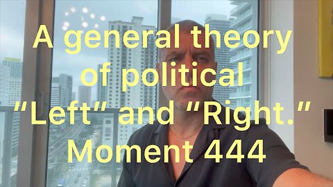 A general theory of political “Left” and “Right.” Moment 444