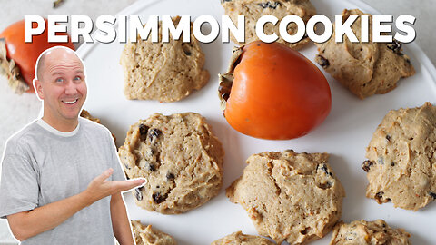 Persimmon cookies