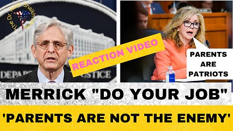 PARENTS ARE NOT THE ENEMY: Marsha Blackburn SCOLDS Garland - 'CHINA IS THE ENEMY'- DO Your JOB, Sir!