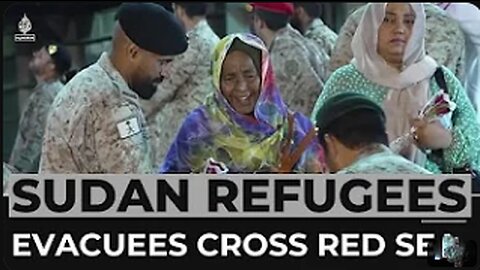 Thousands of Sudanese evacuees cross Red Sea to Saudi Arabia