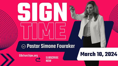 SIGN TIME! Pastor Simone Fourkaer