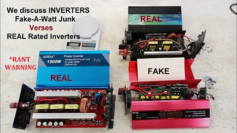 Cheap Fake-A-Watt verses Affordable Real Power Inverters, Mega Parts List Below!