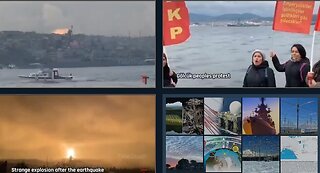USS Nitze reached the Bosphorus in Istanbul before the EarthQuake - HAARP TERROR