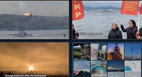 USS Nitze reached the Bosphorus in Istanbul before the EarthQuake - HAARP TERROR