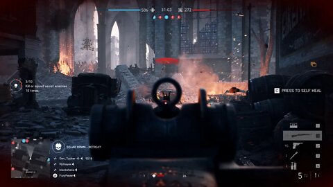 Battlefield V - Double Headshot, Then Shot From Behind - 2020-03-29