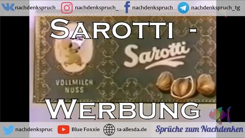 Sarotti - Werbung 🍫