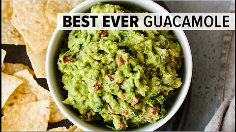 BEST EVER GUACAMOLE | easy, fresh, homemade guacamole recipe
