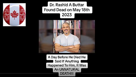 Was Doctor Rashid Buttar Murdered for Speaking Out Against Big Pharma & Covid Fascism?