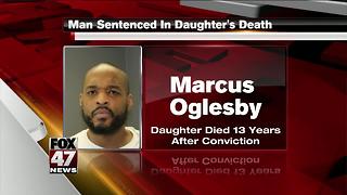 Man returning to prison after daughter hurt in 2002 dies