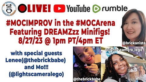 #MOCImprov in the #MOCArena with DREAMZzz minifigs!
