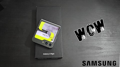 Samsung Galaxy Z Flip 5 Graphite Unboxing & First Impressions