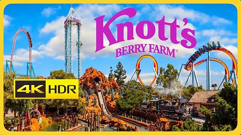 #2023 Knott's Berry Farm Theme Park Walkthrough in July 4K HDR #vacation #travel #4k60fps #POV