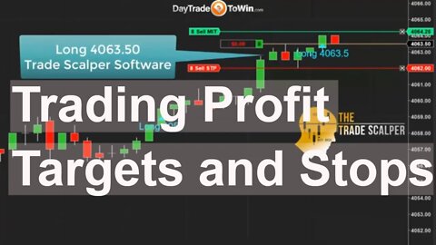 Scalping Trading Profit Targets and Stops - How To Choose ✔️