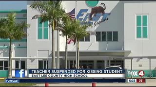 East Lee County High School teacher suspended for kissing student