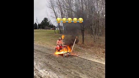 motocycle and fire 🤣🤣🤣🤣🤣
