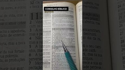 CONSELHO BÍBLICO DO DIA!