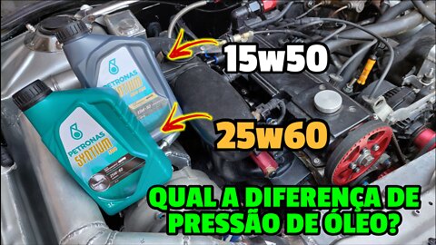 DIFERENÇA ENTRE O ÓLEO 25W60 PARA O 15W50 NA PARATI 1.9 TURBO