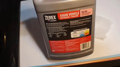 Zerex Asian Vehicle Red Silicate and Borate Free 50/50 Prediluted Ready-to-Use Antifreeze/Coolant 1