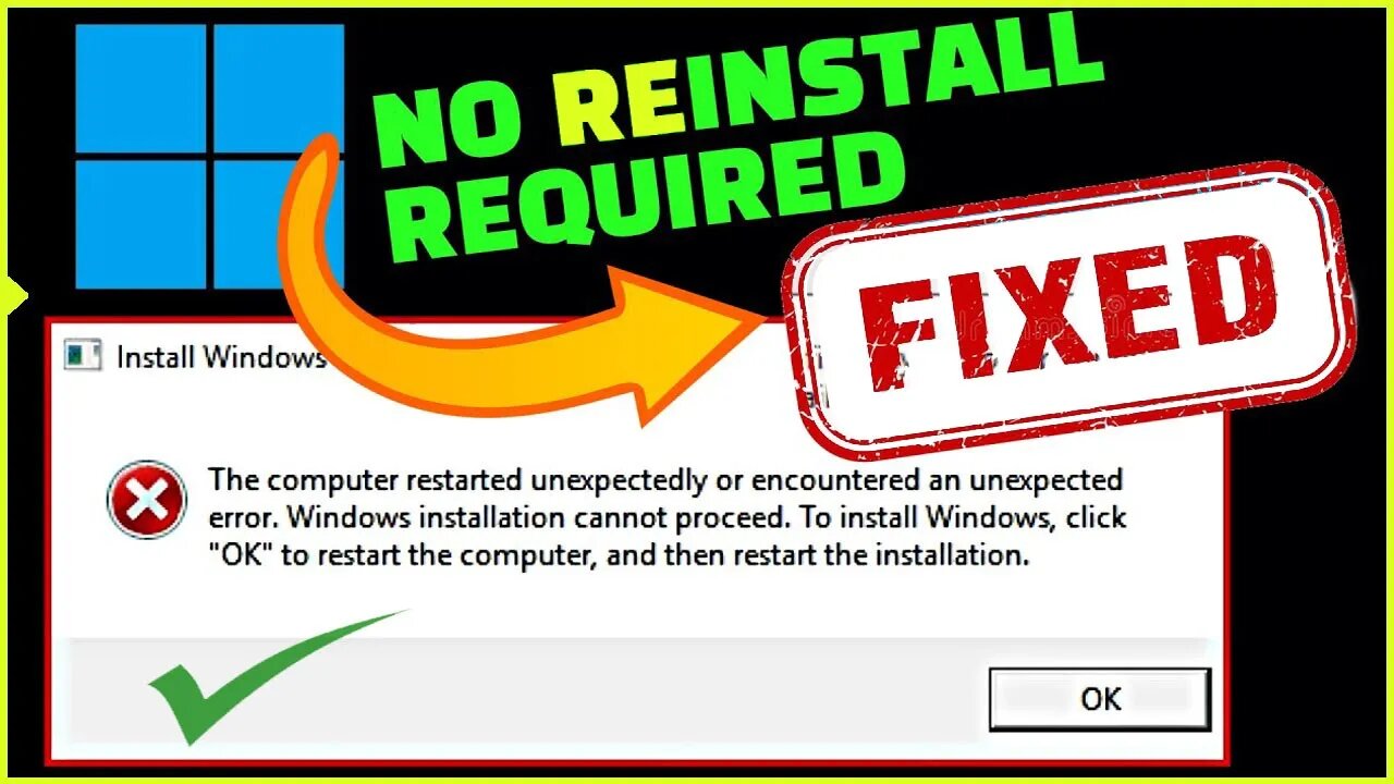 Fix Computer Encountered Unexpected Error Or Restarted Unexpectedly Error