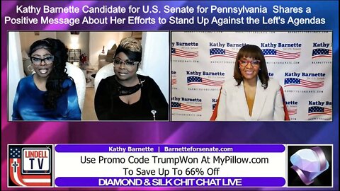 Diamond and Silk Joined by Kathy Barnette Candidate for U.S. Senate for Pennsylvania