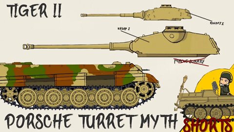 Tiger II Porsche Turret Myth #Shorts 1