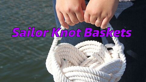 Get Easter tied up with a sailor knot basket