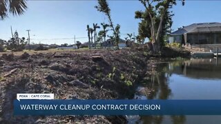 Cape Coral waterway cleanup contract decision