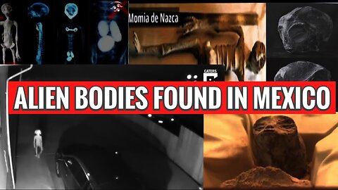 Another video shows how the bodies of foreigners from Mexico displayed in Congress are fake.