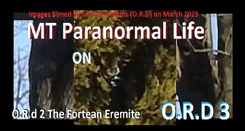 MT Paranormal Life, will be On O.R.D 3, Monday the 13/2023