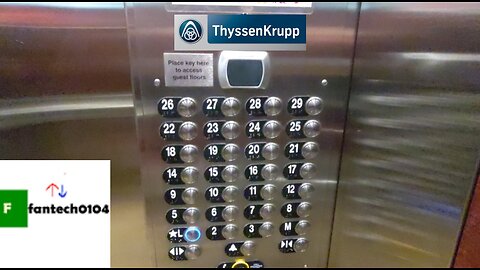 Thyssenkrupp Traction Elevators @ Former Sheraton Hotel South Tower - Boston, Massachusetts