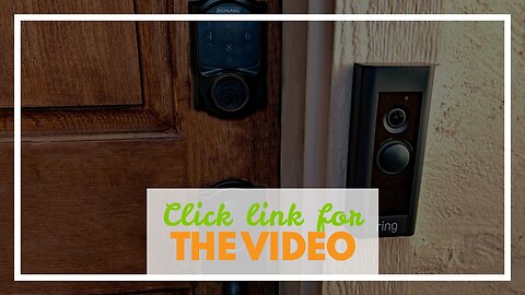 Click link for more information Ring Video Doorbell Pro – Upgraded, with added security feature...