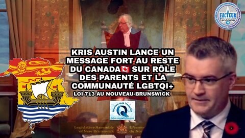 Kris Austin lance un message fort au reste du Canada sur rôle des parents et la communauté LGBTQI+