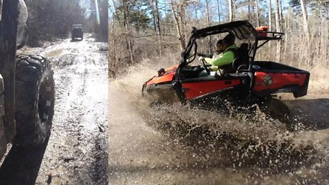 Friday night UTV trail riding action! Intimidator & Polaris Ranger XP1000 Southern Illinois fun!