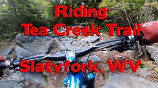 Riding Tea Creek Trail in Slatyfork, WV