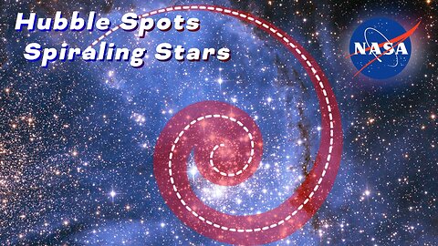 Hubble Spots Spiraling Stars
