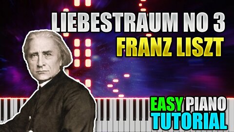 Liebestraum No 3 - Franz Liszt | Easy Piano Lesson