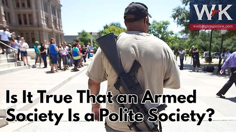 Is It True That an Armed Society is a Polite Society?