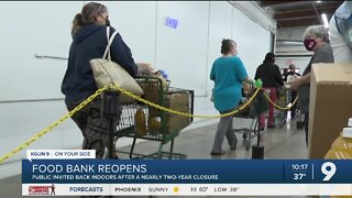 Community Food Bank of Southern Arizona reopens indoors
