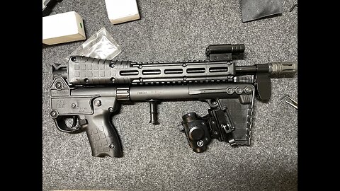 More Kel Tec Sub 2000 upgrades! Laser, flashlight, crimson Trace red dot, 45 rail, quick release