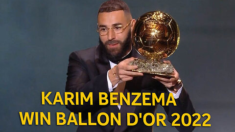 KARIM BENZEMA WIN 2022 | Madrid BALLON D'OR 2022