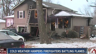 Two families displaced after Olathe duplex fire