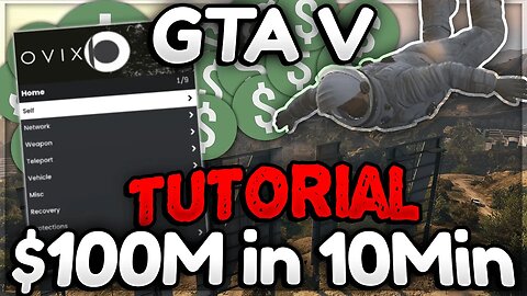 (2023 Tutorial) $100Mil in 10Mins GTA V Online, Mod Menu INF Cash, Unlock All, and Much More!