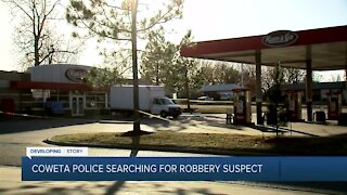 Coweta police searching for robbery suspect