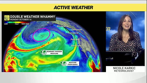 Double weather whammy brings +100 mm of rain to B.C. this week